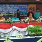Wagub Babel Hadiri Rapat Paripurna HJKT 181 Di Ruang Sidang DPRD