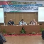 Bupati Belitung Buka Sosialisasi Pendidikan Budaya & Etika Politik