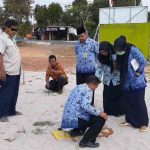 Ka Kan Kemenag & Tim, Gelar Pengukuran Arah Kiblat Masjid Yusuf Bakri