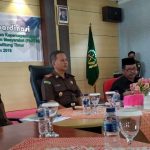 Rakor Tim Pakem Di Kantor Kejaksaan Negeri Belitung Timur.