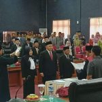 Fezzi Ketua DPRD Dengan Wakil Ketua DPRD Beltim Rohalba dan Suladi