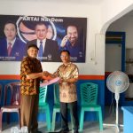 A. Rani Rasyid Daftar Ke Nasdem Sebagai Bacalon Wabup Beltim