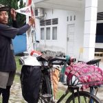 Sudah 29 Provinsi, Ariandi Pengayuh Sepeda Ontel Pun Kunjungi Belitung