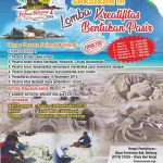 Lomba Kreatifitas Bentukan Pasir, 16 Nov. 2019 Di Pantai Tanjung Kelayang