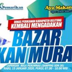 Jangan Lewatkan, Bazar Ikan Murah Kembali Digelar  15 Januari 2020.