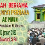Yuk Sholat Jumat Perdana Di Masjid Al’ Maun  Air Ketekok