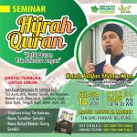Seminar Hijrah Quran  Digelar di Masjid Agung Al-Mabrur Tg Pandan