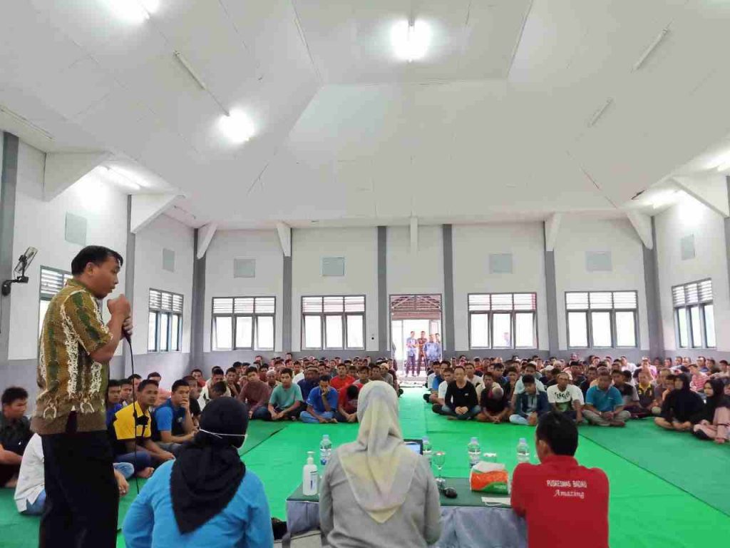 Gandeng Dinkes, Lapas Tanjungpandan Sosialisasi Bahaya Covid-19 Kepada WBP 4 IMG 20200320 WA0005