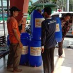 Muhammadiyah Covid-19 Command Center  Belitung Sebar Drum Hand Wash