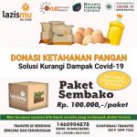 Sisihkan 100 Ribu Bantu Warga Rentan Covid-19