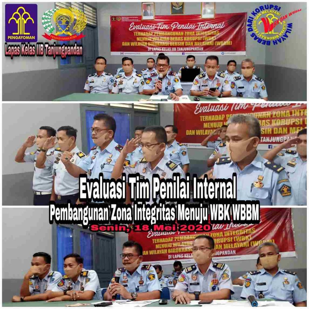Lapas Tanjungpandan Ikuti Evaluasi Pembangunan Zona Integritas WBK/WBBM 2 IMG 20200518 WA0005 1