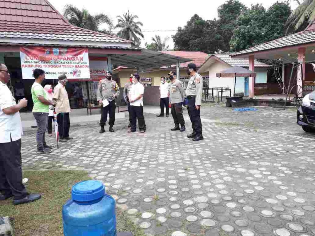 Posko Kampung Tangguh Tegep Mandiri Desa Badau Ditinjau Tim Penilai 4 IMG 20200625 WA0004