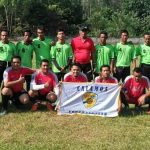 Tanding Persahabatan PS JS Suak Gual dan PS Caloma Dengan Kedudukan 2-2