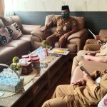 Ka Kan Kemenag Belitung Terima Pengurus HKBP Belitung
