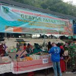 HUT TNI 75, Dinas Pertanian &  Ketahanan Pangan Belitung Gelar Pasar Tani