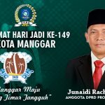 Junaidi Rachman Ucapkan Selamat Hari Jadi Kota Manggar