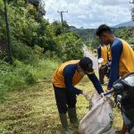 Ciptakan Lingkungan Bersih, Pemdes Ibul Gelar Gotong Royong