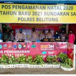 SIE Propam Polres Belitung Cek Ke Pospam Operasi Lilin Menumbing 2020