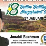 Junaidi Rachman Ucapkan Selamat Hari Jadi Kabupaten Beltim ke 18