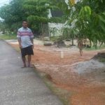 Hindari Banjir,  Warga Minta di Jalan Pemuda Dusun Mentigi Dibuatkan Talud