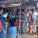 TMMT Dinas Perikanan  Monitoring Bantuan Kapal Fiber KUB Rumput Laut