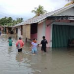 Genangan Air Di Beberapa Rumah Kawasan Desa Air Raya Masih Terjadi