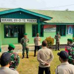 Polsek Badau Polres Belitung Kunjungi Mako Koramil 414-1/Tgpandan