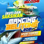 Ikutilah Event Mancing de Belitong 2021 di Pulau Seliu Kec. Membalong