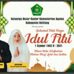 Kemenag Kabupaten Belitung Ucapkan Selamat Hari Raya Idul Fitri 1442 H