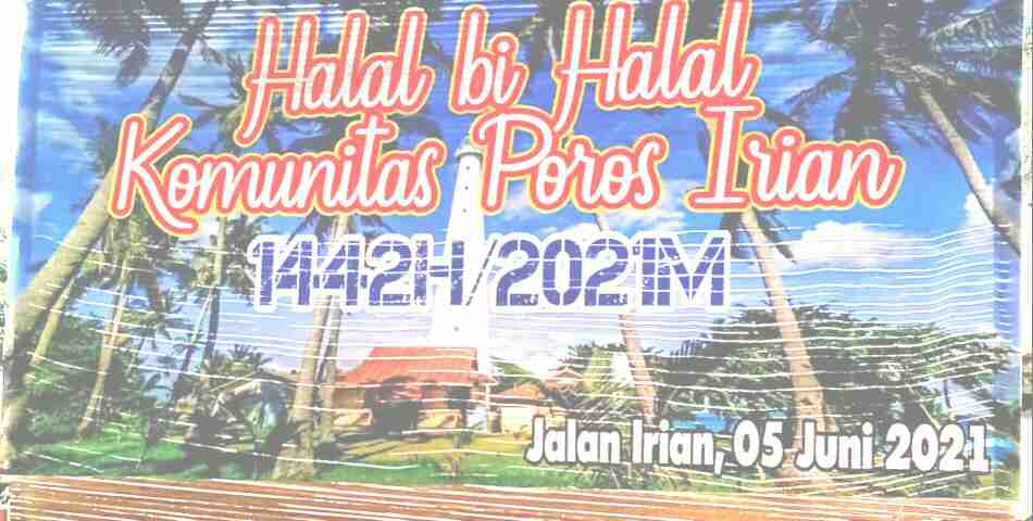 Halal bihalal Komunitas Warkop Poros Irian 2 IMG 20210606 WA0001