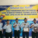 Naik Pangkat/Penghargaan,Petugas Lapas Diminta Tingkatkan Kinerja/ Inovasi