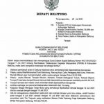 Ini SE Bupati Belitung No.443.1/15/II/2021 Tentang PPKM Kab. Belitung.