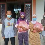 Dies Natalis ke 2 th, SMKN 1 Sijuk Bagikan Paket Sembako