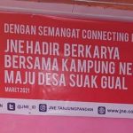 Agen JNE Hadir di Kampung Nelayan Maju Desa Suak Gual