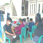 Perdana, IKMB Pulau Bangka Berehun Laksanakan Vaksinasi Dosis Pertama