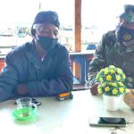 Giat Anggota Koramil 414-06/Selat Nasik Tinjau Warung Pelabuhan Nyato