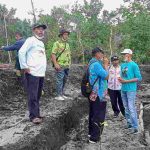 Dinas Perikanan Kunjungi Budidaya Tambak Udang Vaname di Desa Petaling