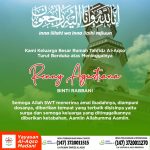 Rumah Tahfidz AL-Aqso Ucapkan Bela Sungkawa Wafatnya Renny Agustina