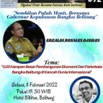 Di Hotel Billiton, Malam ini, Ngopi Be, “90 Menit Bersama Gubernur Babel”