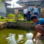 Sukses Panen, Lapas Tanjungpandan Kembali Tebar 1500 Benih Lele