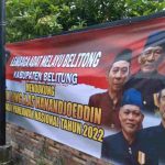 LAMBEL Pasang Spanduk Dukungan HAS Hanandjoeddin Jadi Pahlawan Nasional.
