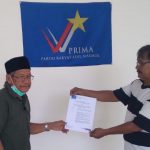 DPW Partai Prima Babel Serahkan SK Kepengurusan DPK Partai Prima Belitung