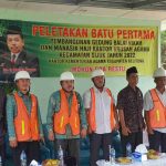 Masdar Resmikan Peletakan Batu Pertama Balai Nikah & Manasik Haji Kec. Sijuk