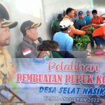 Pemdes Selat Nasik Gelar Pelatihan Pembuatan Pupuk Kompos