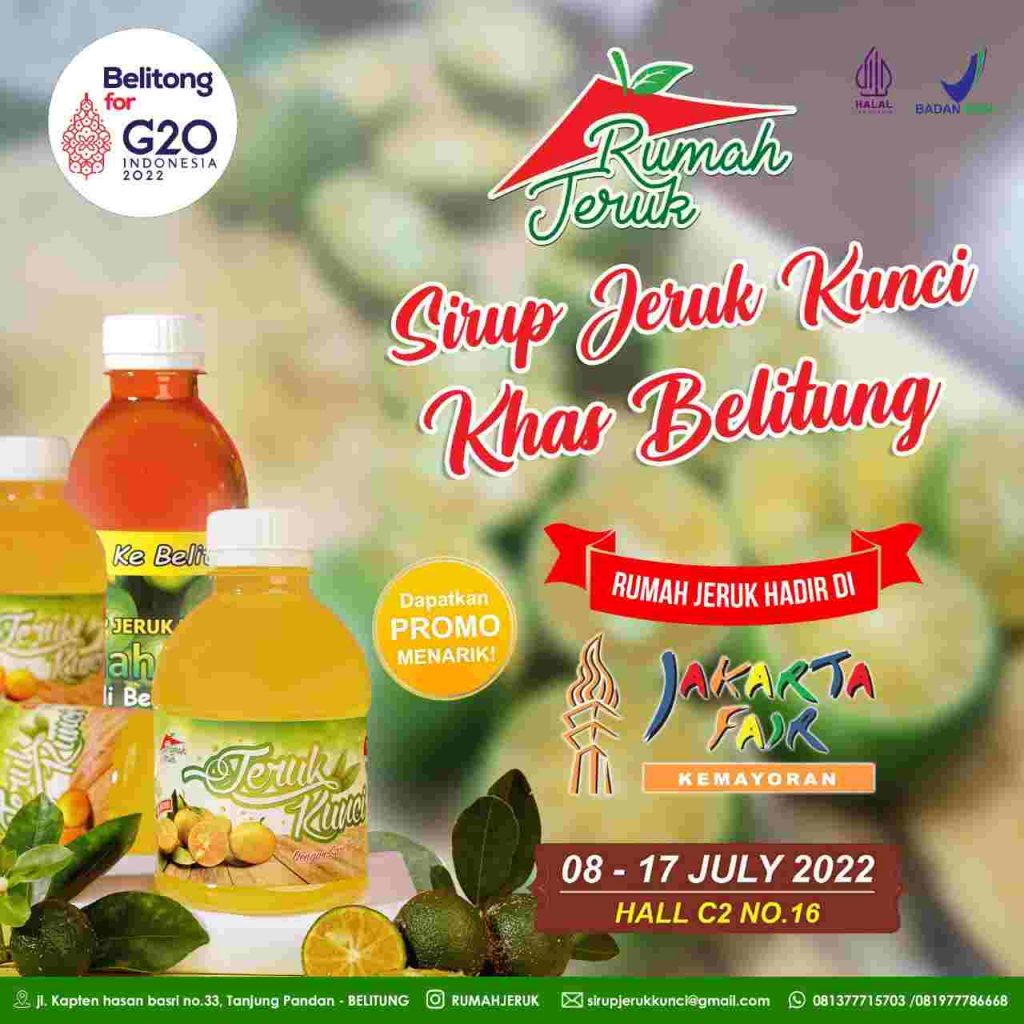 Oleh-oleh Kepiting dari UKM Wijaya Crab dan UKM Sirup jeruk kunci hadir di Pekan Raya Jakarta 4 IMG-20220705-WA0069