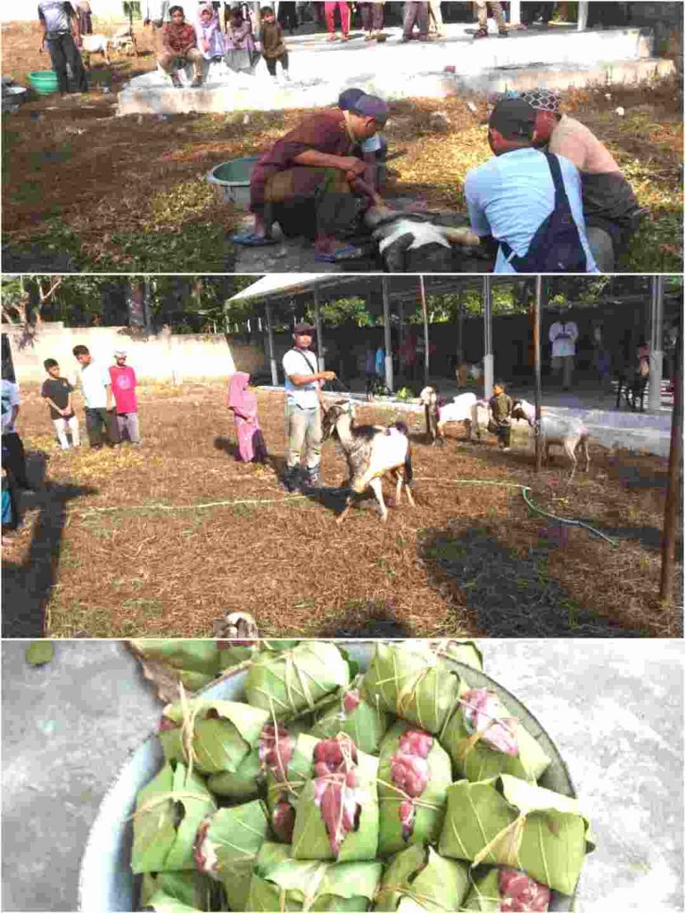 Masjid Al-Musyawirah Aik Gelarak Desa Selumar Bagikan Daging Kurban ke Warga Tak Mampu. 2 IMG_20220711_063437