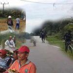 Sambut G20, Gotong Royong warga Masyarakat di kawasan Jalan Dusun Aik Gelarak Desa Air Selumar, Kec. Sijuk