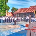 SMK Yaperbel 2 Tanjungpandan Gelar Upacara Bendera Peringatan HUT Kemerdekaan RI ke-77