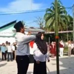 Perkuat Nasionalisme, Warga Di Kawasan Jalan Akil RT 47 kelurahan pangkallalang Gelar Upacara Peringatan HUT Kemerdekaan RI ke 77