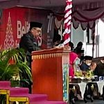 Ka Kan Kemenag Belitung Bertindak Sebagai Pembaca do’a pada Upacara Peringatan HUT Kemerdekaan RI ke-77